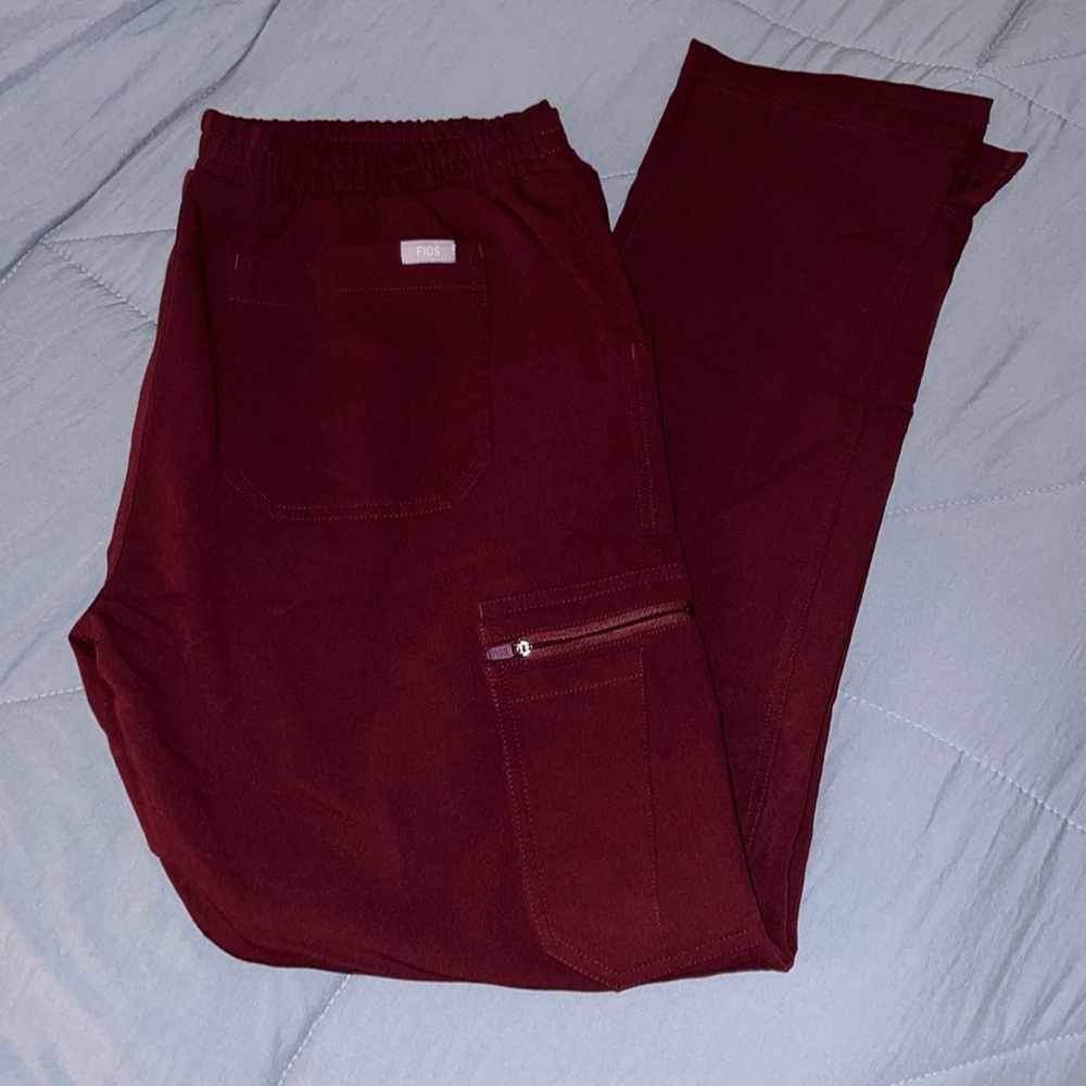 Burgundy Yola skinny FIGS M